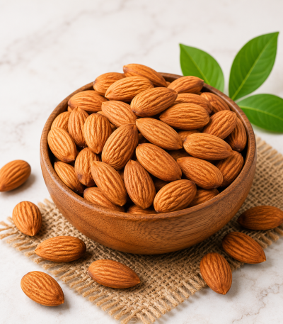 Premium Kashmiri almonds carefully selected for freshness, taste, and nutrition.